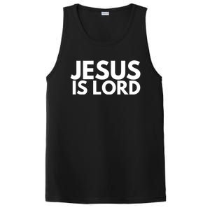 Jesus Is Lord Savior God Religion Prayer Faith PosiCharge Competitor Tank