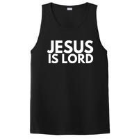 Jesus Is Lord Savior God Religion Prayer Faith PosiCharge Competitor Tank