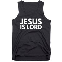 Jesus Is Lord Savior God Religion Prayer Faith Tank Top