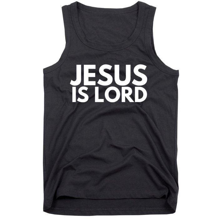 Jesus Is Lord Savior God Religion Prayer Faith Tank Top