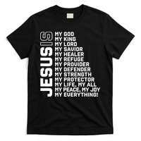 Jesus Is My God My King My Lord My Savior Christian T-Shirt