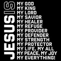 Jesus Is My God My King My Lord My Savior Christian T-Shirt