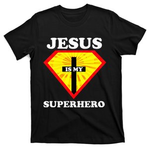 Jesus Is My Superhero Cute Powerful Christian Gift American T-Shirt