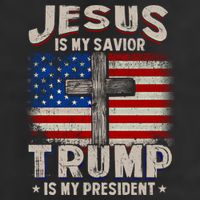 Jesus Is My Savior Trump Is My President Gift Hat