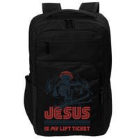 Jesus Is My Lift Ticket Impact Tech Backpack