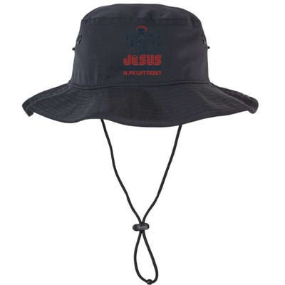 Jesus Is My Lift Ticket Bucket Hat