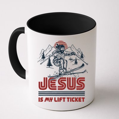 Jesus Is My Lift Ticket Mug
