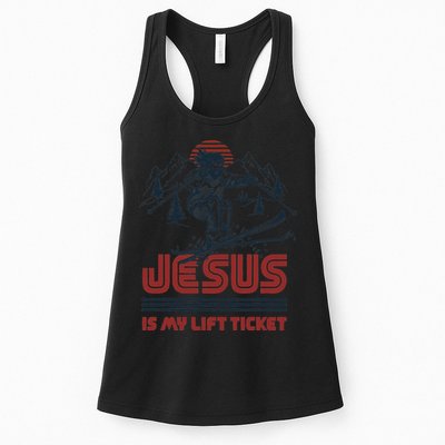 Jesus Is My Lift Ticket Womens Tank Top