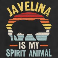 Javelina Is My Spirit Animal Quote For A Javelina Fan Adult Drive Performance Visor