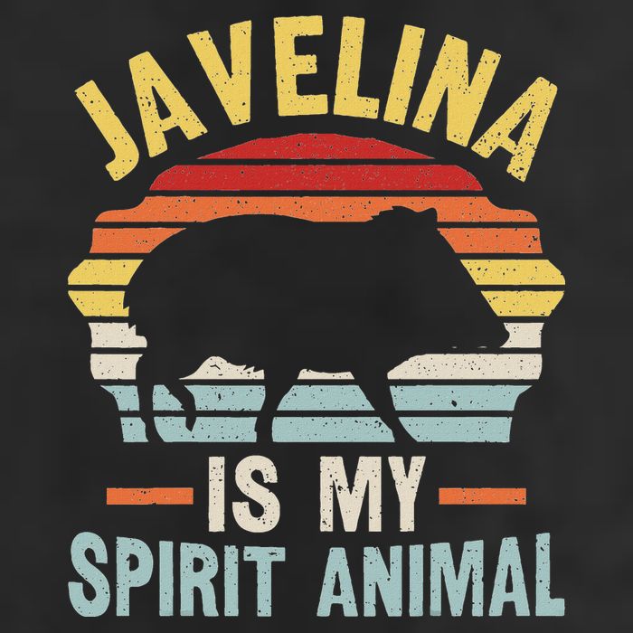 Javelina Is My Spirit Animal Quote For A Javelina Fan Adult Drive Performance Visor