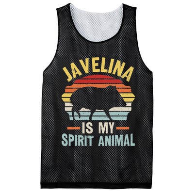 Javelina Is My Spirit Animal Quote For A Javelina Fan Mesh Reversible Basketball Jersey Tank