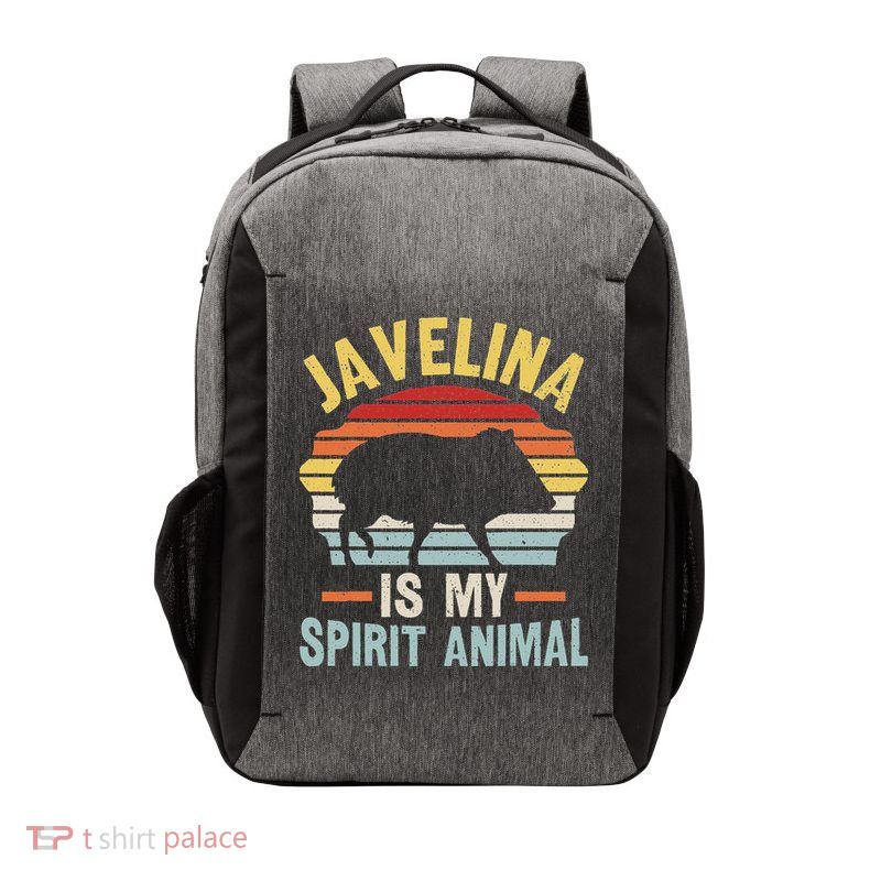 Javelina Is My Spirit Animal Quote For A Javelina Fan Vector Backpack