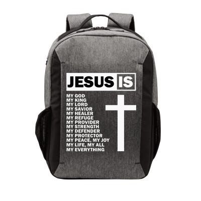 Jesus Is My All My Everything My God Lord Savior Vector Backpack