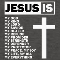 Jesus Is My All My Everything My God Lord Savior Vector Backpack