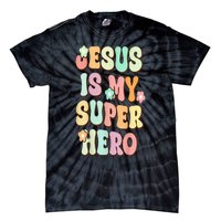 Jesus Is My Superhero Christian Religious Tie-Dye T-Shirt