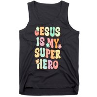 Jesus Is My Superhero Christian Religious Tank Top