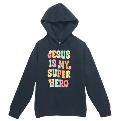 Jesus Is My Superhero Christian Religious Urban Pullover Hoodie