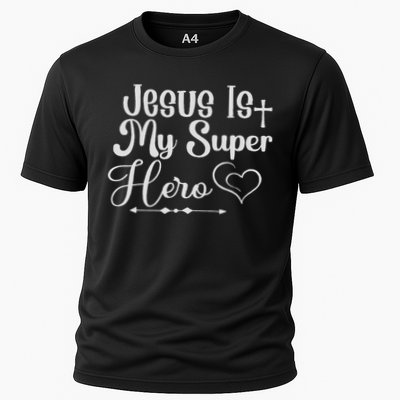 Jesus Is My Superhero Cooling Performance Crew T-Shirt