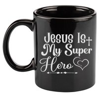 Jesus Is My Superhero 11oz C Handle Ceramic Mug