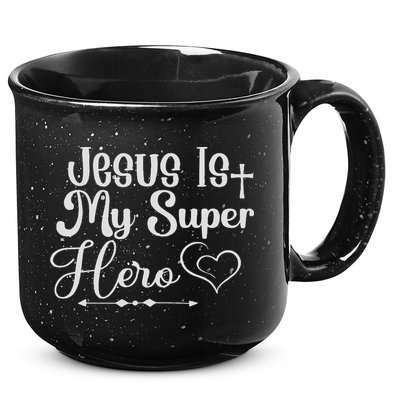 Jesus Is My Superhero 15oz Campfire Ceramic Mug