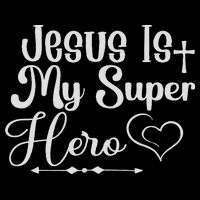 Jesus Is My Superhero Drawstring Bag