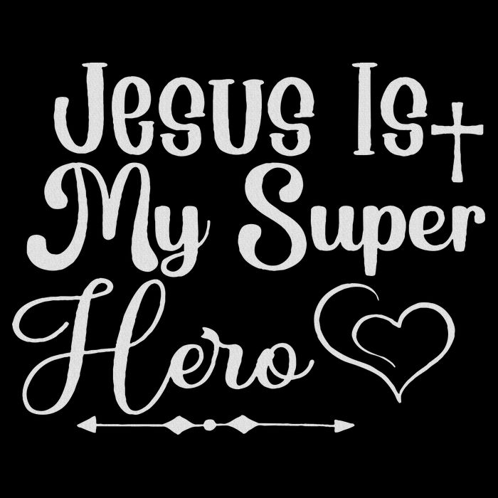 Jesus Is My Superhero Drawstring Bag