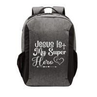 Jesus Is My Superhero Vector Backpack