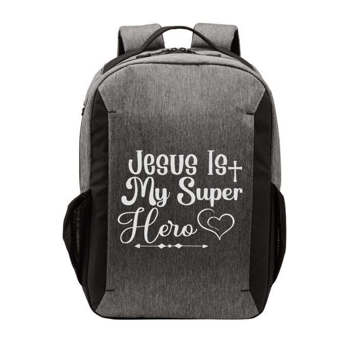 Jesus Is My Superhero Vector Backpack