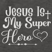 Jesus Is My Superhero Vector Backpack