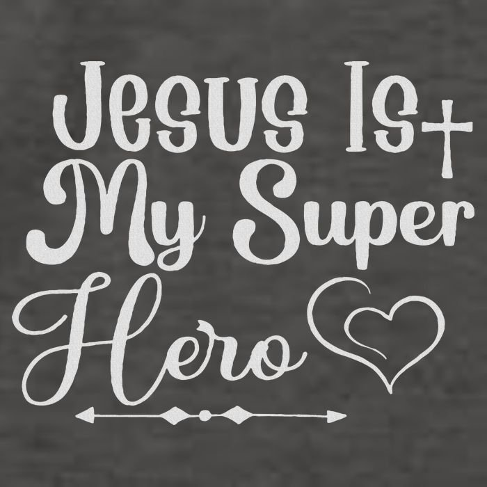 Jesus Is My Superhero Vector Backpack