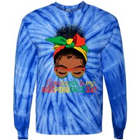 Juneteenth Is My Independence Day Black Queen Melanin Gift Tie-Dye Long Sleeve Shirt