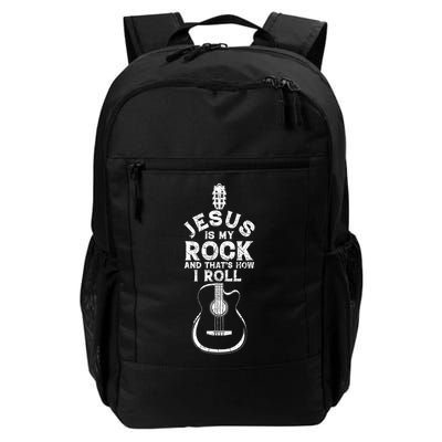Jesus Is My Rock And That Is How I Roll Christian Backpack