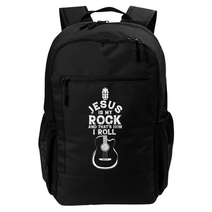 Jesus Is My Rock And That Is How I Roll Christian Backpack