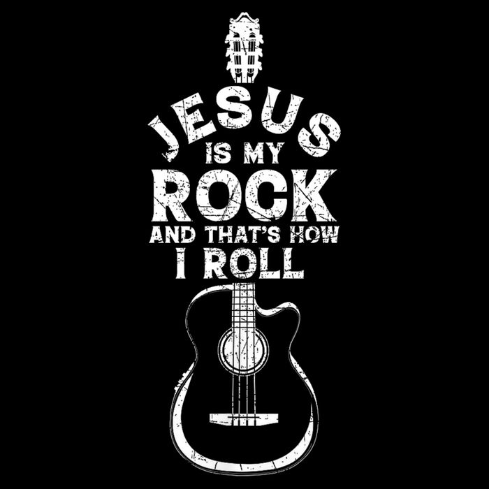 Jesus Is My Rock And That Is How I Roll Christian Flat Bill Trucker Hat