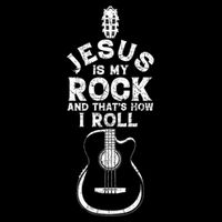 Jesus Is My Rock And That Is How I Roll Christian 16 in Basic Backpack