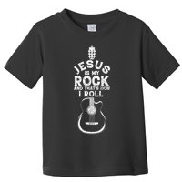 Jesus Is My Rock And That Is How I Roll Christian Toddler T-Shirt