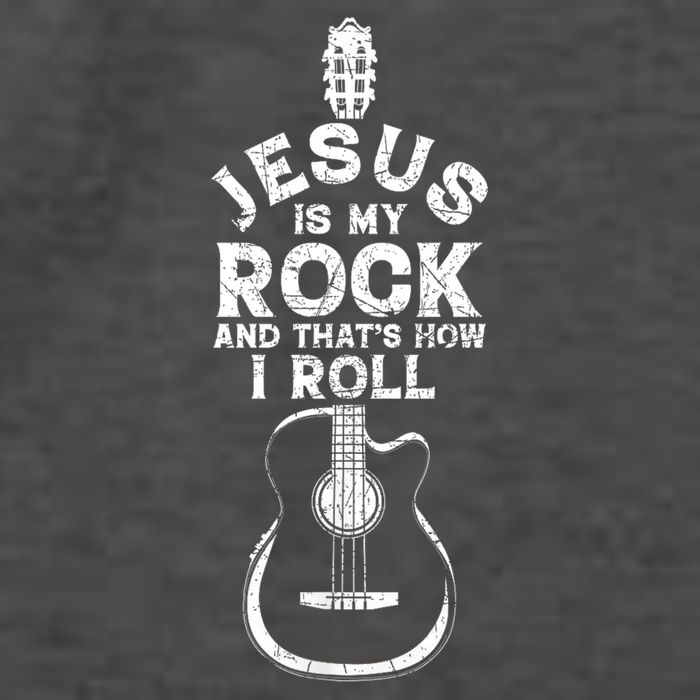 Jesus Is My Rock And That Is How I Roll Christian Vector Backpack