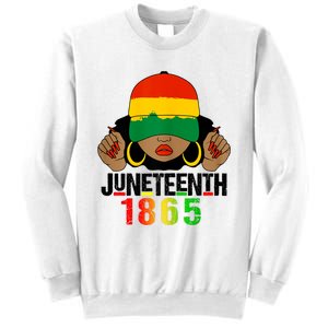 Juneteenth Is My Independence Day Black Women Black Pride Sweatshirt