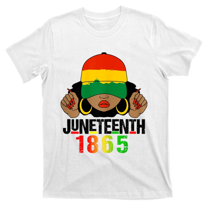 Juneteenth Is My Independence Day Black Women Black Pride T-Shirt