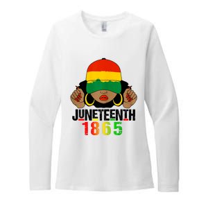 Juneteenth Is My Independence Day Black Women Black Pride Womens CVC Long Sleeve Shirt