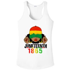 Juneteenth Is My Independence Day Black Women Black Pride Ladies PosiCharge Competitor Racerback Tank