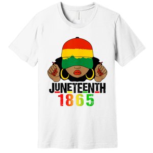 Juneteenth Is My Independence Day Black Women Black Pride Premium T-Shirt