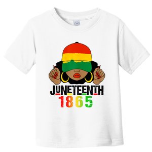 Juneteenth Is My Independence Day Black Women Black Pride Toddler T-Shirt