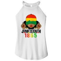 Juneteenth Is My Independence Day Black Women Black Pride Women's Perfect Tri Rocker Tank