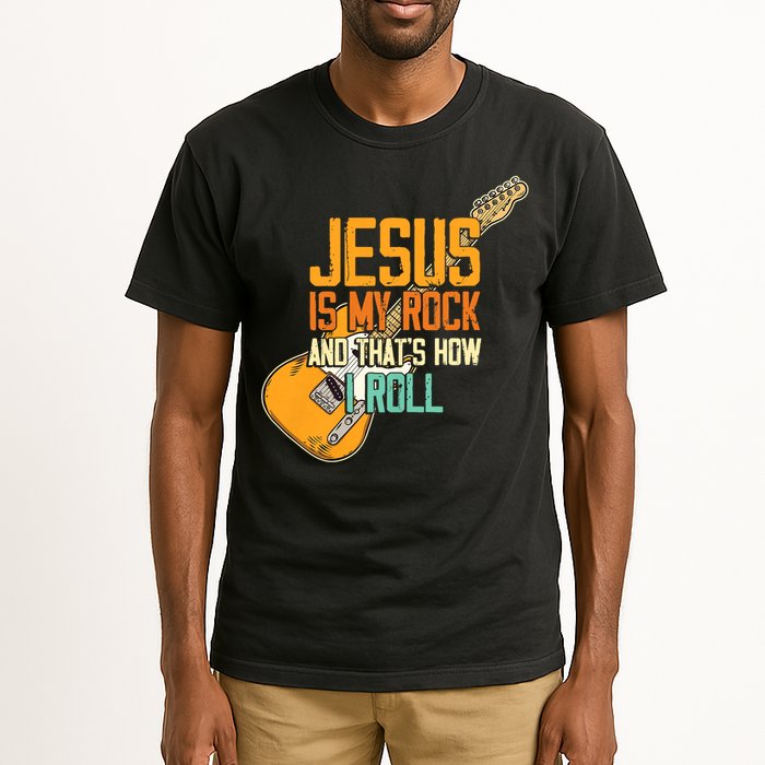Jesus Is My Rock And That Is How I Roll Christian Tall T-Shirt