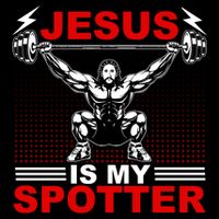 Jesus Is My Spotter Funny Christian Weightlifting Gym Womens T-Shirt