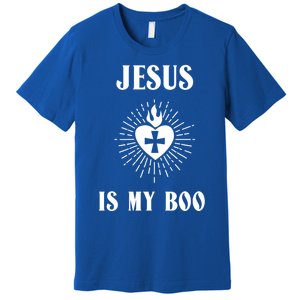 Jesus Is My Boo Funny Christian Halloween Cute Gift Premium T-Shirt