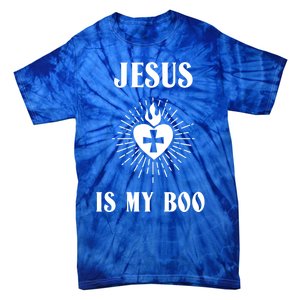 Jesus Is My Boo Funny Christian Halloween Cute Gift Tie-Dye T-Shirt