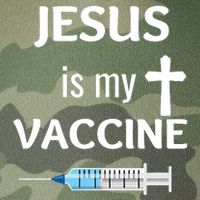 Jesus Is My Vaccine Legacy Tie Dye Trucker Hat