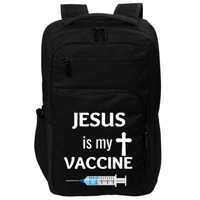 Jesus Is My Vaccine Impact Tech Backpack
